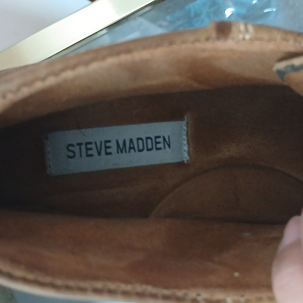 Steve madden Harken chukka tan leather shoes size 8 mens - Picture 10 of 15